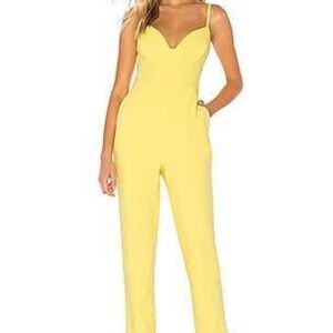 BCBGMaxAzria Sunny Yellow Jumpsuit